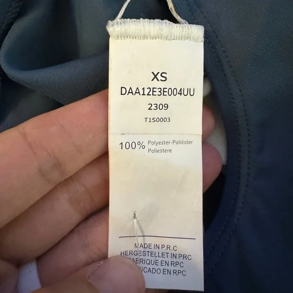 CUPSHE dark blue Women's One Piece Cross Back Self-Tie - size XS - Picture 6 of 7